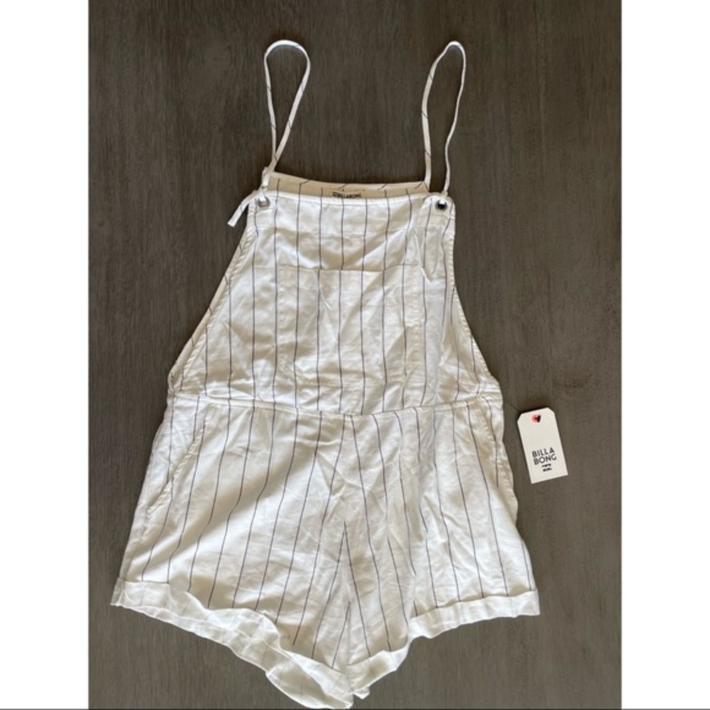 Billabong NWT Pinstripe Romper